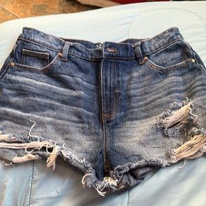 Denim shorts
